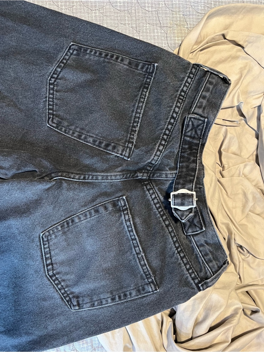 BDG Washed Black Wide Leg Jeans - Picture 6 of 6